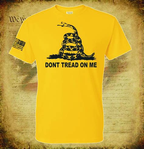 don't tread on me t shirts